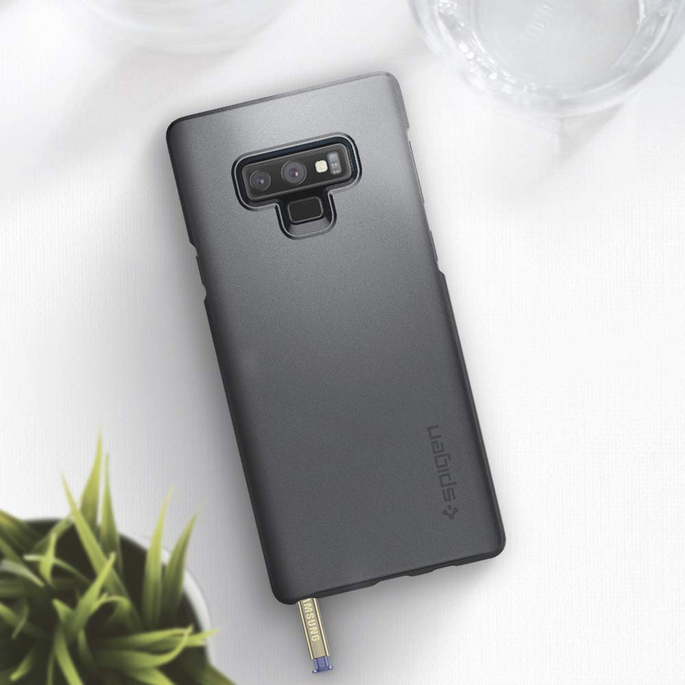 Spigen Thin Fit designed for Samsung Galaxy Note 9 case cover - Graphite Gray