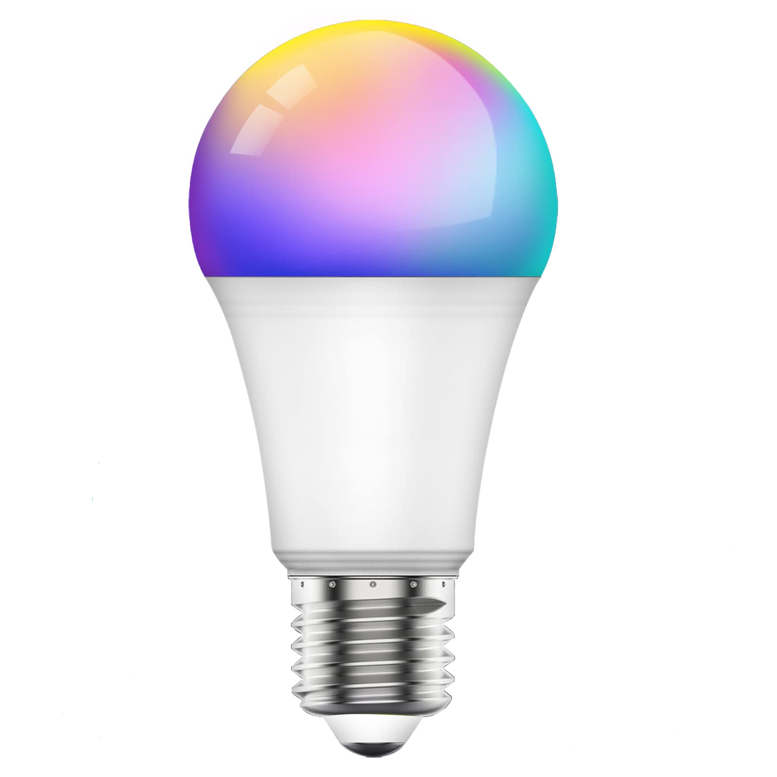 Sky-Touch Smart Light Bulb, Multi Color Changing Dimmable Smart Wifi And Bluetooth Compatible With Alexa And Google Home Assistant, 10W