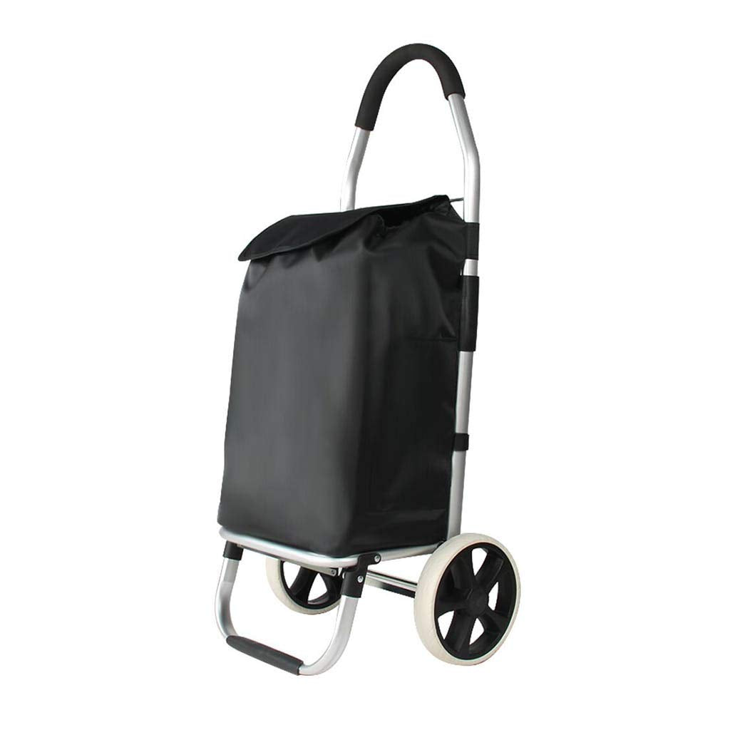 Shopping Trolleys Shopping Cart Shopping Trolleys Shopping Trolley 2 Wheel Foldable Portable Shopping Trolleys Household Aluminum Alloy Grocery Shopping Cart Shopping Trolleys