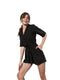 Krave Women Black Solid Playsuit