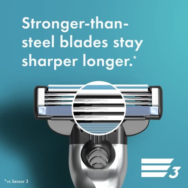 Gillette MACH 3 BLADES, Pack of 4