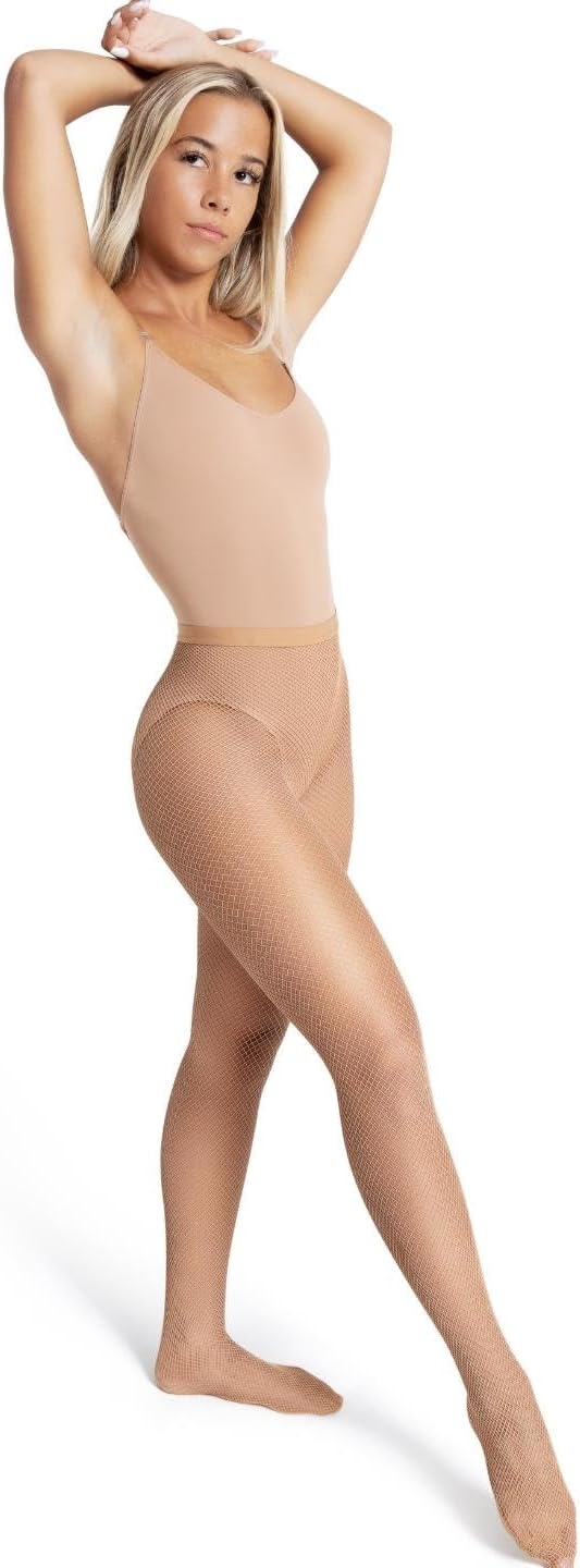 Capezio Women's Professional Fishnet Seamless Tight Tights