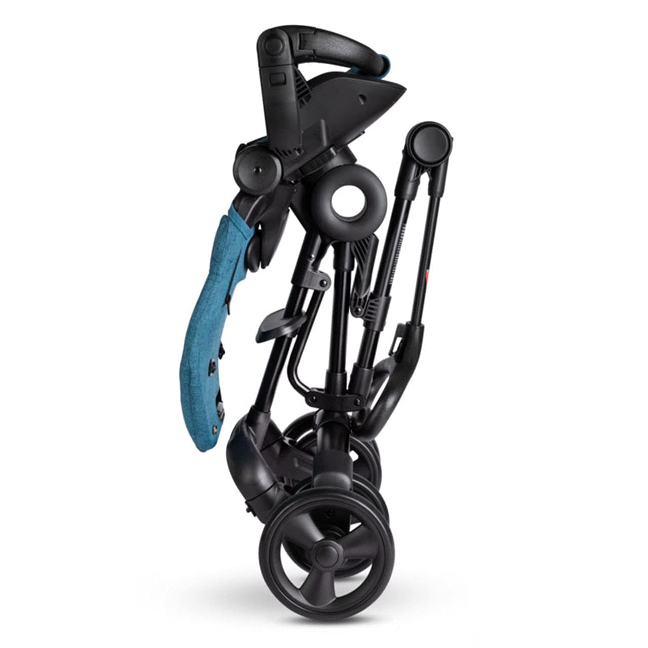 Micro STROLLER TRIKE Plus |360 degree rotating seat|5-point safety belt | Front swivel wheels | Seat reclination |Aqua