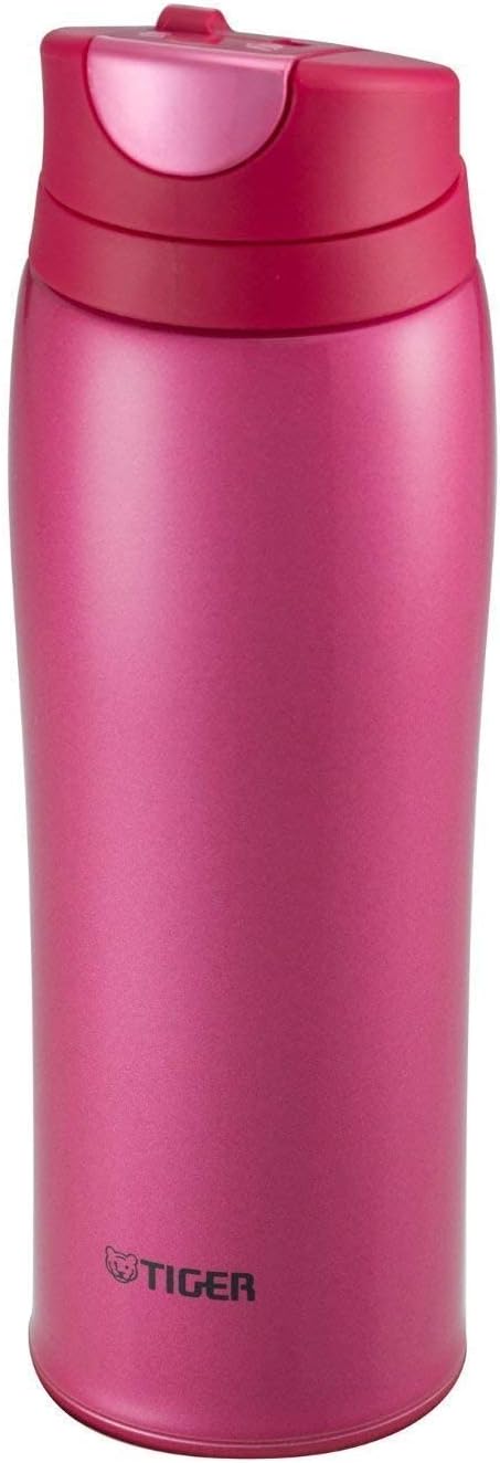 Tiger mcb-h048-pr stainless steel vacuum insulated travel mug, 480 ml, raspberry pink