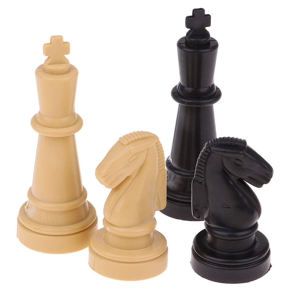 Chess Set Gift 32 pcs/lot 2'' Plastic Chess Pieces Only Board Game Checker Pawns Accessories Chess Board Game