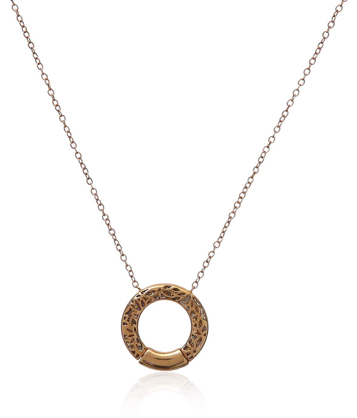 Ferre Milano Necklace For Women, Rose Gold