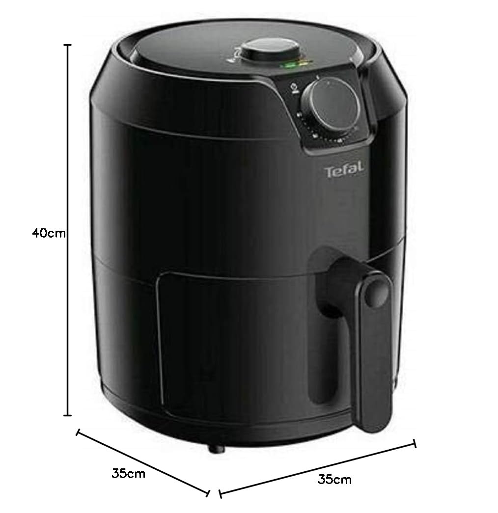 Tefal Oilless Easy Air Fryer 4.2 L Large Capacity, EY201827, Black, 1 year warranty