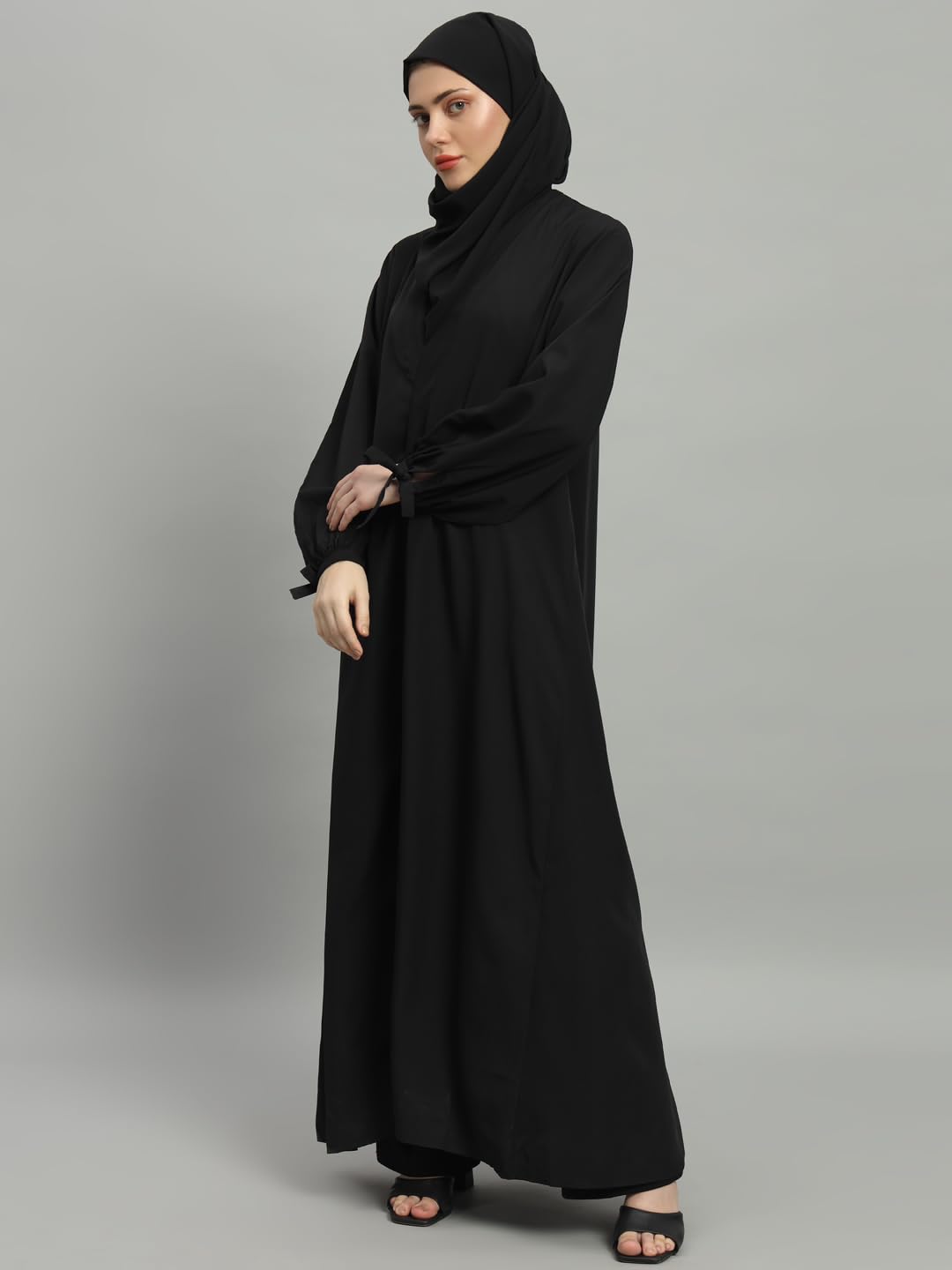Plain Women's Abaya with Hijab