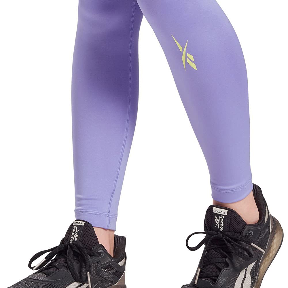 Reebok Printed Logo Elastic Waistband Leggings for Women