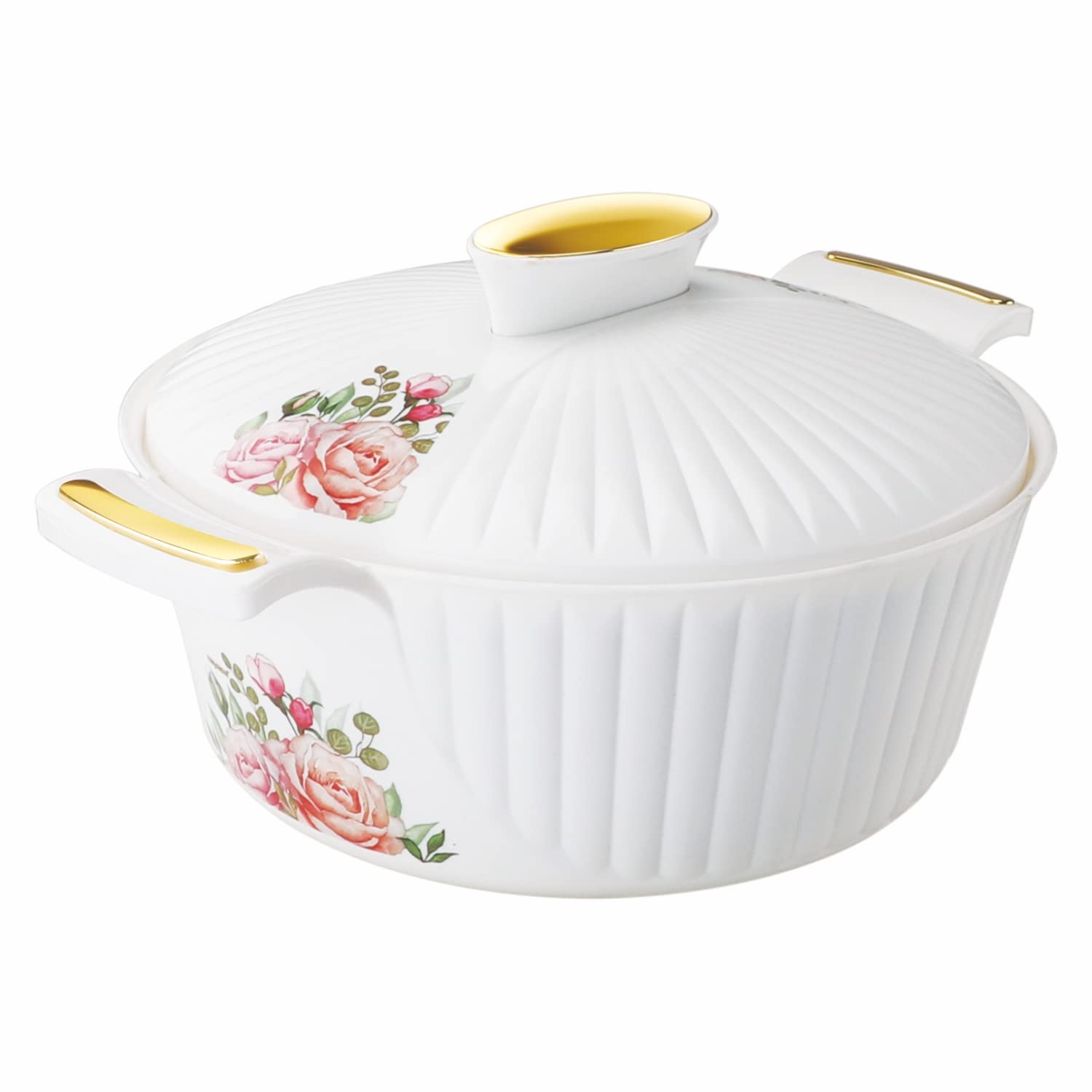 Nayasa Hotpot Casserole Medusa Hotpot, Food Warmer, Stainless Steel Insulated Hot Pot with Assorted colors - Medusa (2500 ML)