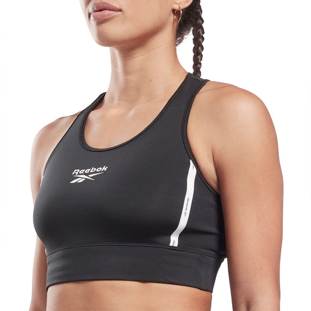 Reebok womens Piping Pack Bralette Work Utility Outerwear