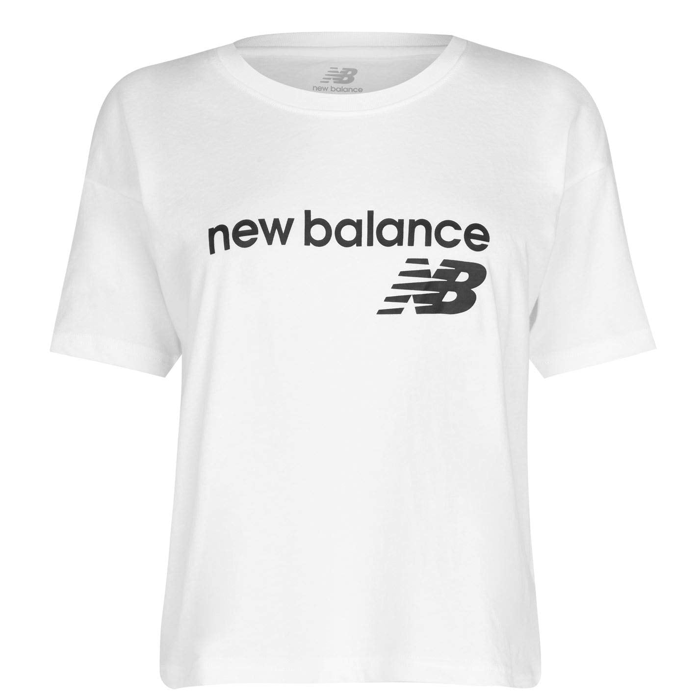 New Balance womens NB Classic Core Stacked Tee T-Shirt