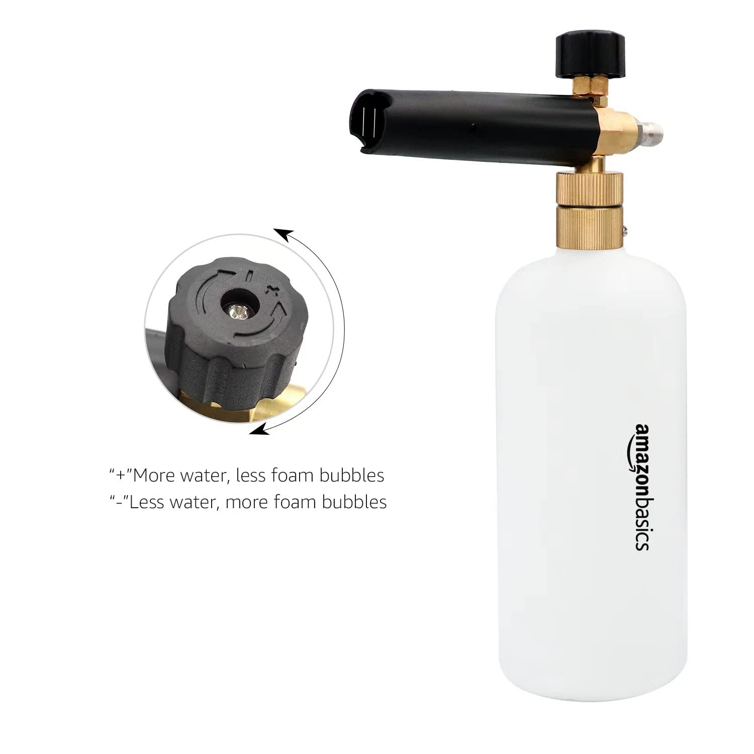 Amazon Basics Snow Foam Lance with 0.64 CM Quick Connector for Pressure Washer Gun, 33-Ounce (976 mL)