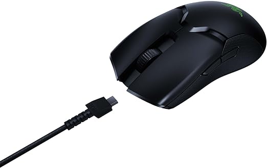 Razer Viper Ultimate Hyperspeed Lightweight Wireless Gaming Mouse & RGB Charging Dock: Fastest Gaming Mouse Switch - 20K DPI Optical Sensor - Chroma Lighting - 8 Programmable Buttons - 70 Hr Battery Viper Black - RGB