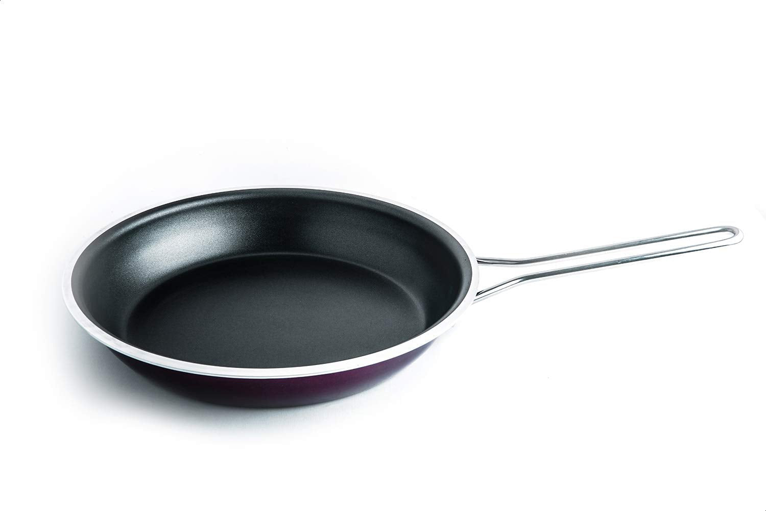 Al Ahram Teflon Frying Pan Set, 18, 22 and 26 cm - Purple