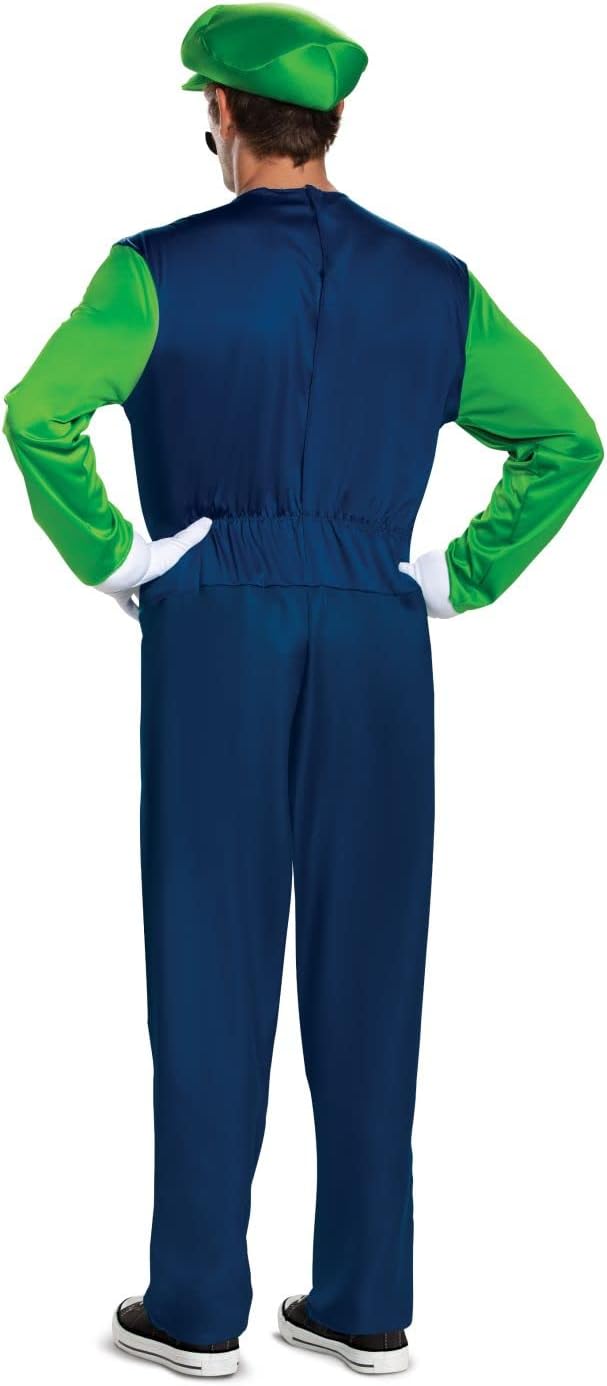 Disguise mens Luigi Deluxe Adult Costume Adult Sized Costumes (pack of 1)