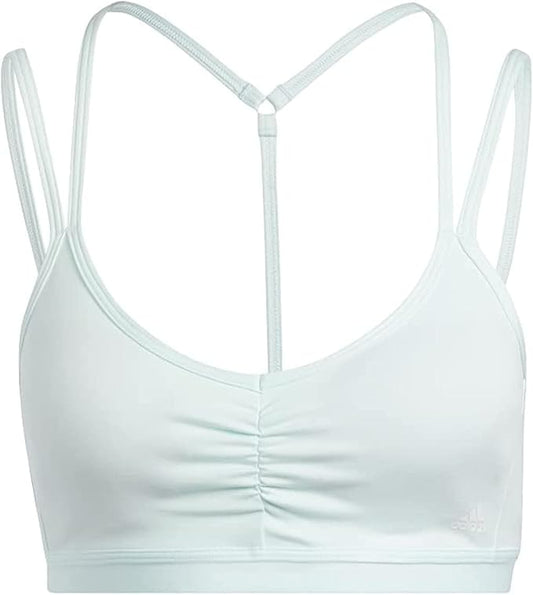 Adidas yo ess ls bra he0125 training ice mint workout bra - light support for women