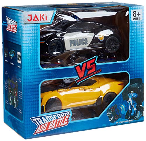 Jaki Radio Controlled Transformable Cars for Kids, 2 Pieces - K17-multi size