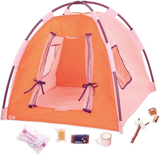 Our Generation Tent & Camping Set for 18" Dolls - All-Night Campsite