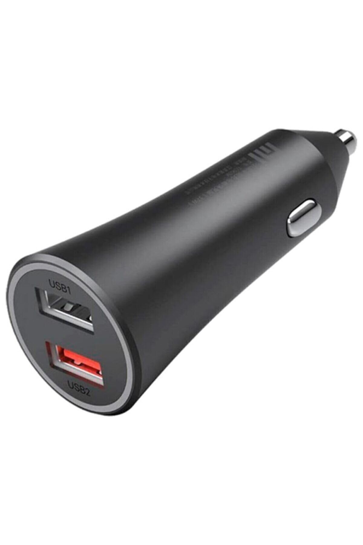 Xiaomi Mi 37W Dual Port USB Fast Car Charger Black
