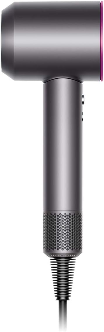 Dyson Supersonic Hair Dryer (includes four attachments - diffuser, smoothing nozzle, styling concentrator, gentle air dryer) (Fuchsia Pink/Iron)