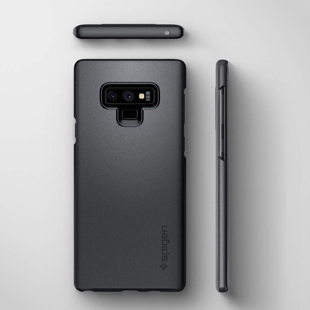 Spigen Thin Fit designed for Samsung Galaxy Note 9 case cover - Graphite Gray