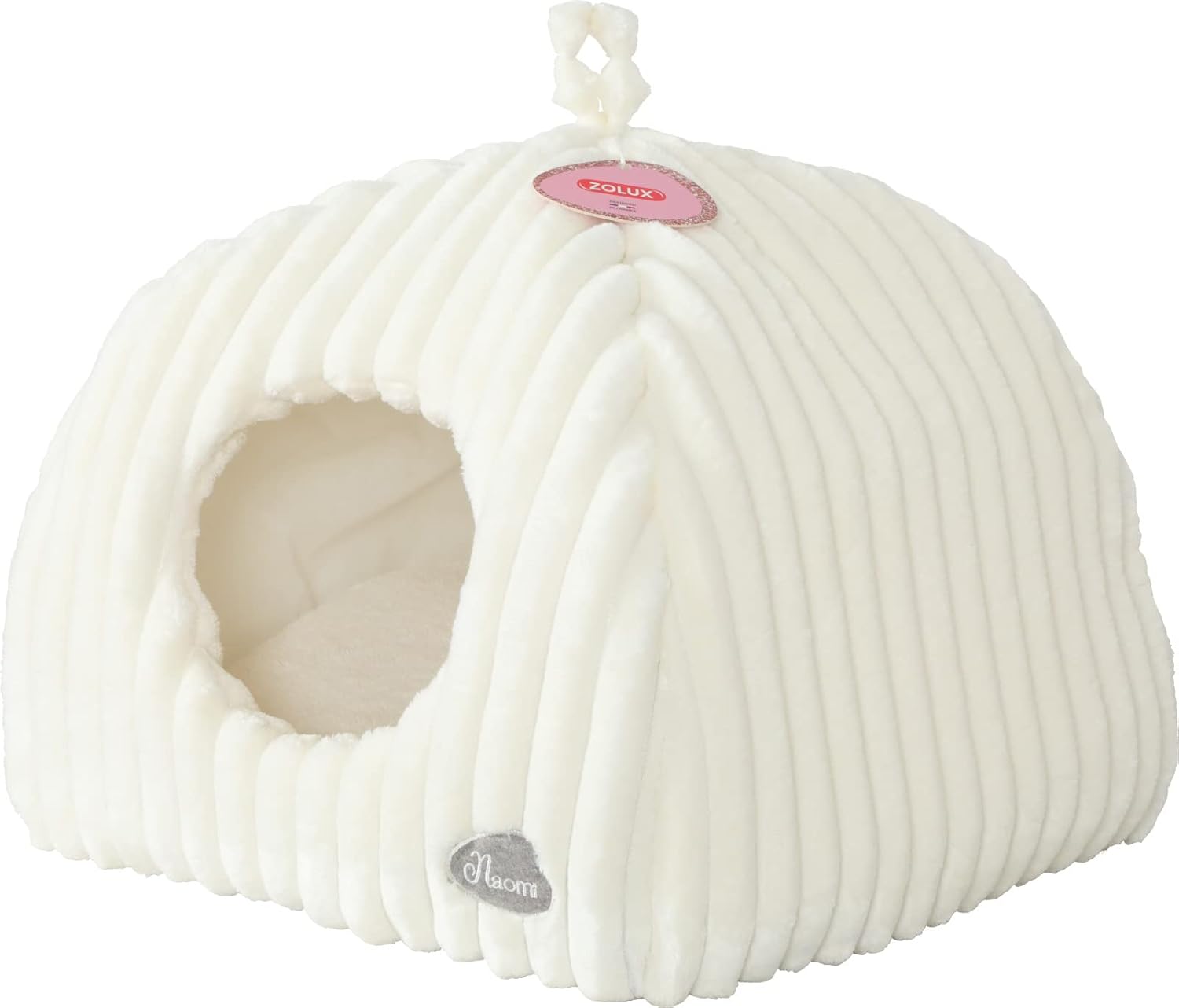 ZOLUX NAOMI QUILTED IGLOO XL BEIGE 47CM - Cat Bedding