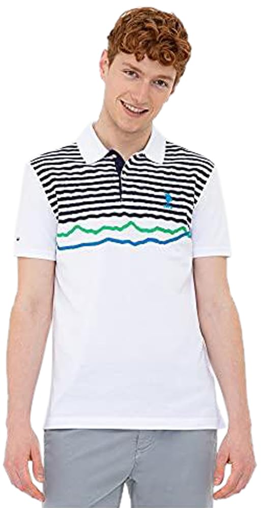 U.S. POLO ASSN. mens G081SZ0110001193895 Polo Shirt Color: WHITE