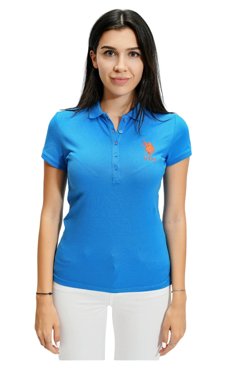 U.S. Polo Assn. Women's Classic Fit Short Sleeve Polo Shirt