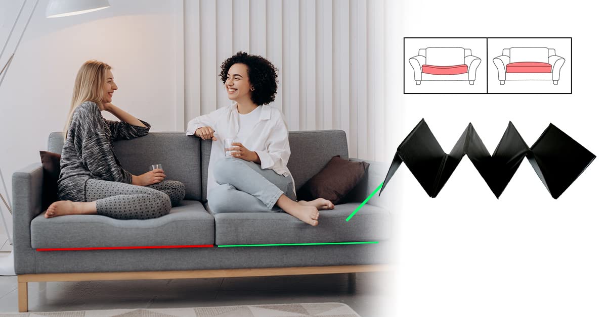 LAMINET Deluxe Extra Thick Sagging Furniture Cushion Support Insert| Seat Saver| New and Improved| Extend The Life of Your Sofa| 60% Thicker - Sofa - 17