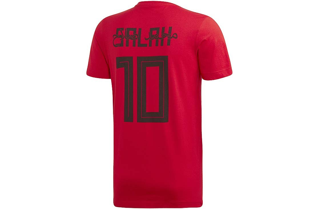 adidas Men's M SALAH 10 GRAPHIC T-Shirt, Red (Scarlet)