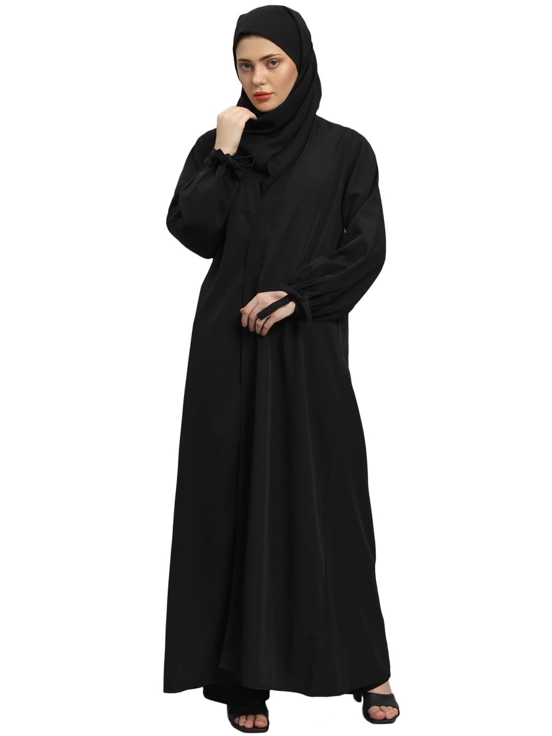 Plain Women's Abaya with Hijab