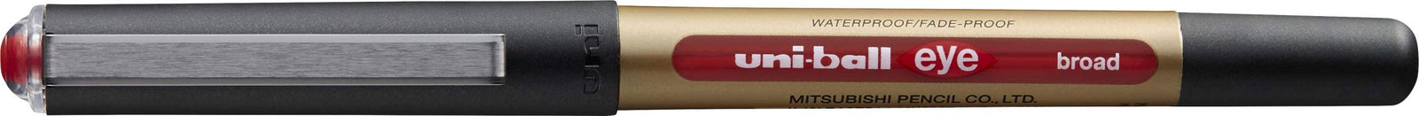 Mitsubishi Uni-Ball Eye 1.0 mm Tip Broad Rollerball Pen, Red