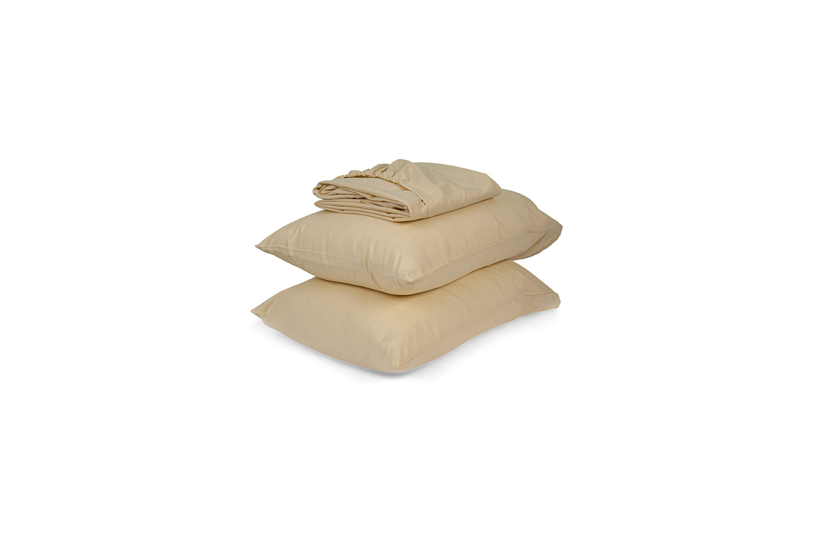 Home of linen-fitted sheet set, size 100 * 200cm,cream