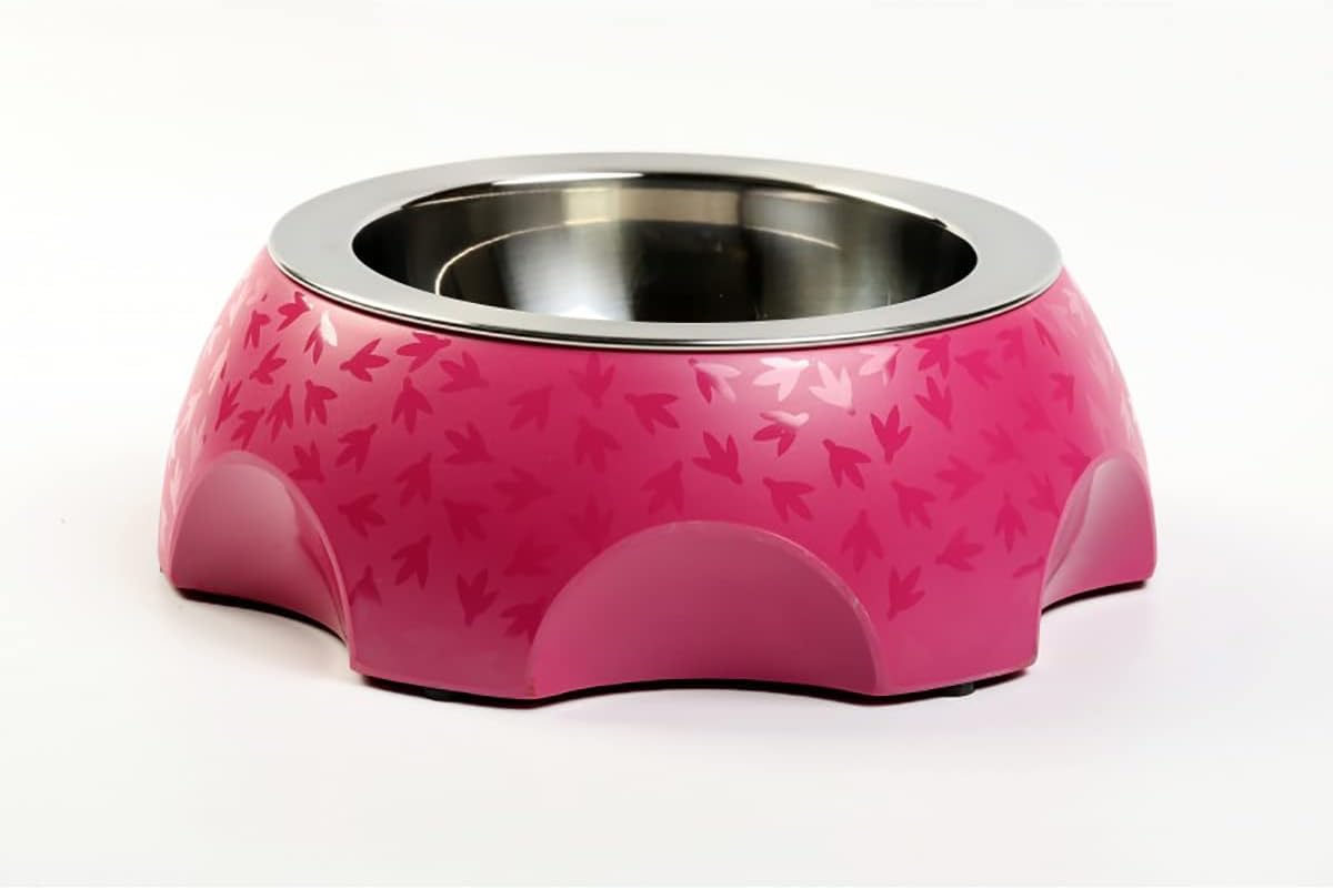 KIWI WALKER Pink Cheese Bowl for Dogs 26x9 cm