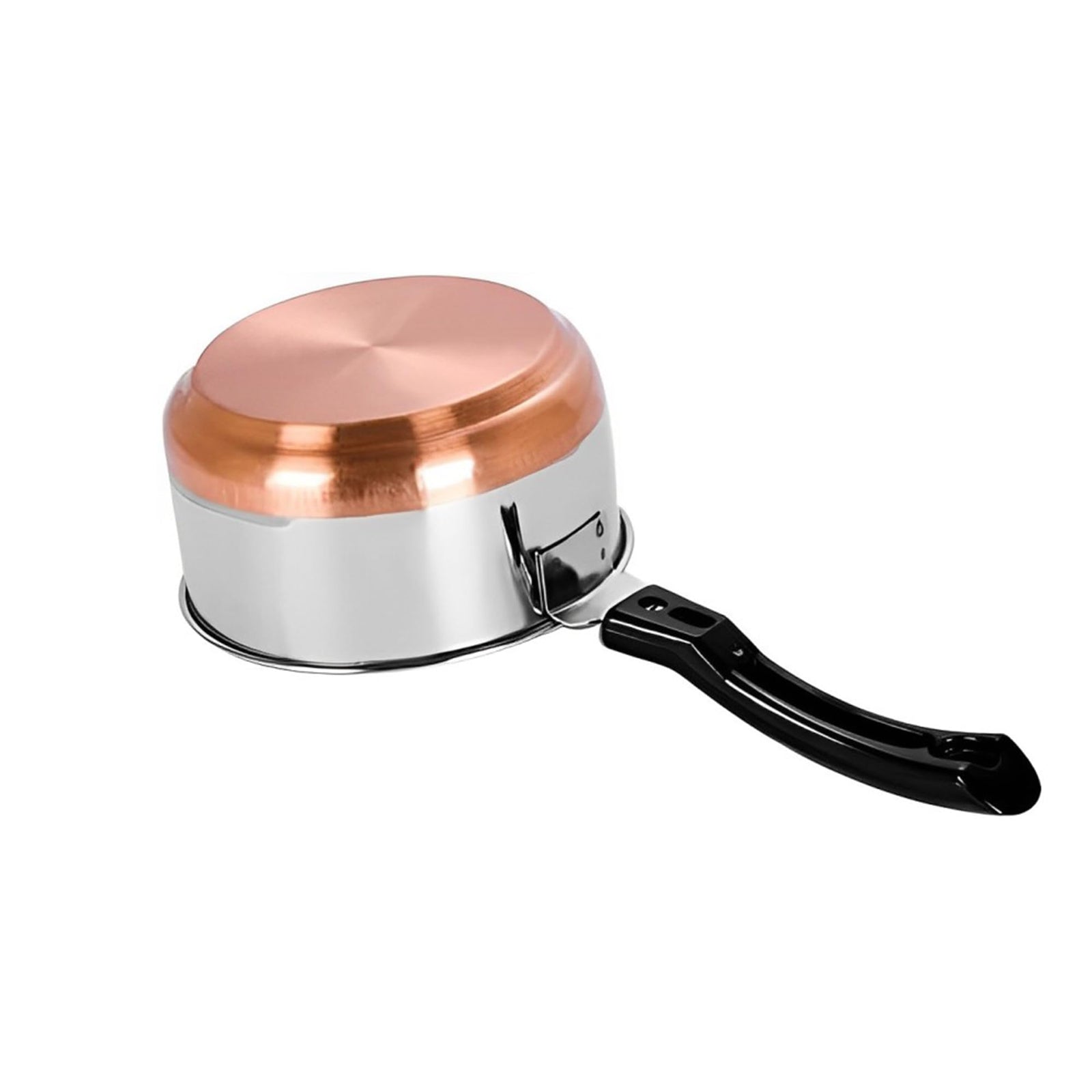 BLACKSTONE Stainless Steel with Copper Base Saucepan, Saucepan with Comfortable handle 1500ml (18cm)