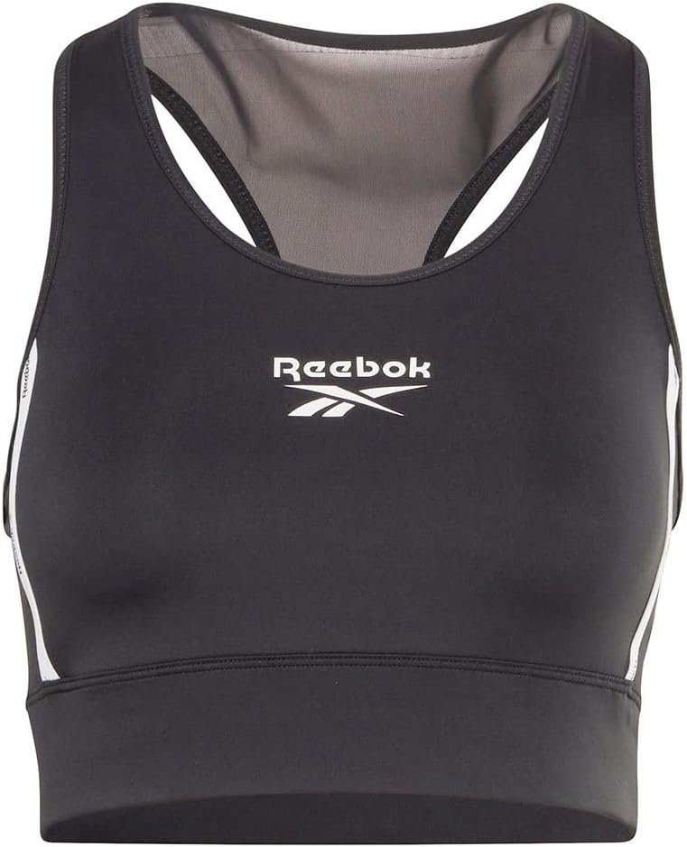 Reebok womens Piping Pack Bralette Work Utility Outerwear