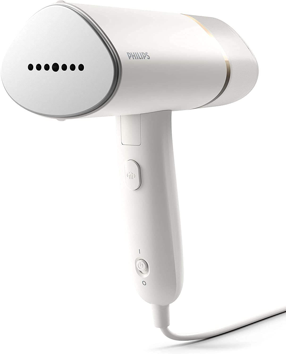 Philips 3000 Series HandHeld Steamer - 1000W, Ready to use in 30 Sec, Compact and Foldable - STH3020/16 White