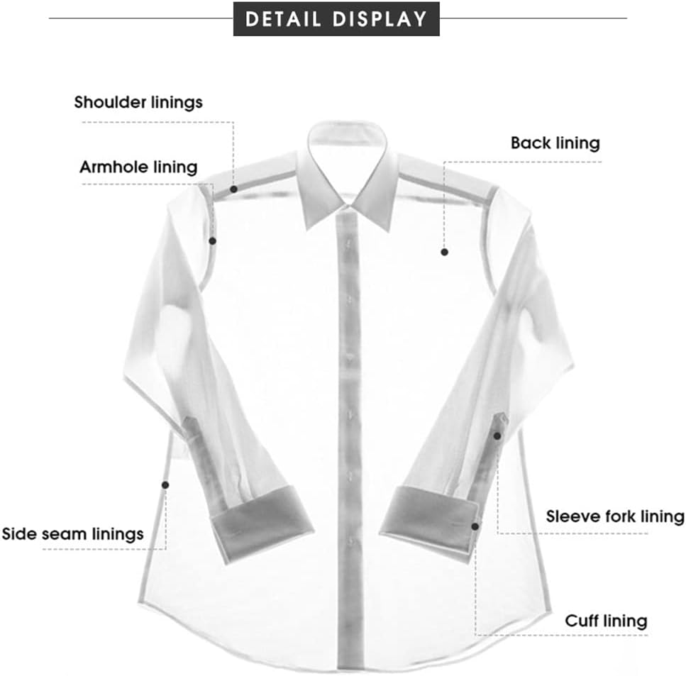 ATOFY Men's French Cuff Dress Shirt Slim Fit Formal Business Button Down Shirt for Men Long Sleeve Random Cufflinks