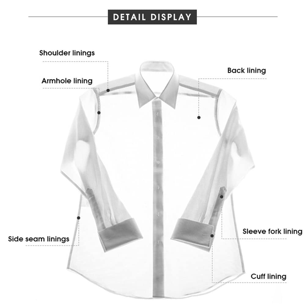 ATOFY Men's French Cuff Dress Shirt Slim Fit Formal Business Button Down Shirt for Men Long Sleeve Random Cufflinks