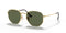 Ray-Ban unisex-adult RB3548N Octagon Hexagonal SUNGLASSES (pack of 1)