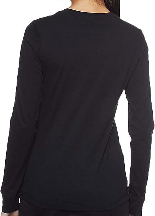 Nike Women's Essntl Long Sleeve Icon Ftr T-Shirt