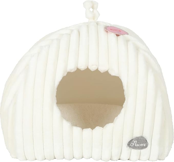 ZOLUX NAOMI QUILTED IGLOO XL BEIGE 47CM - Cat Bedding