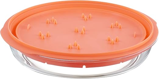 PAŞABAHÇE Zest Microwave Steamer - Orange, 1.84L