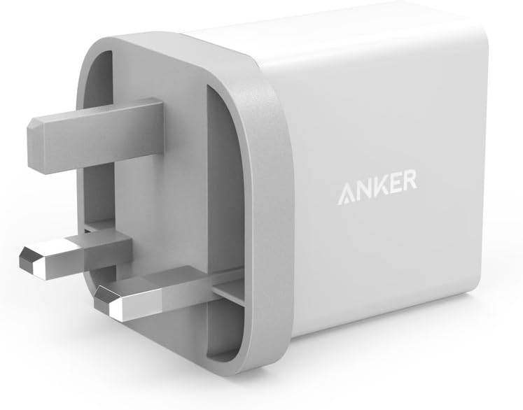 Anker 24W 2-Port USB Wall Charger and PowerIQ Technology - White