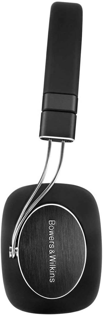 Bowers & Wilkins P3 Series 2 Foldable On-Ear Headphones - Black/Aluminium