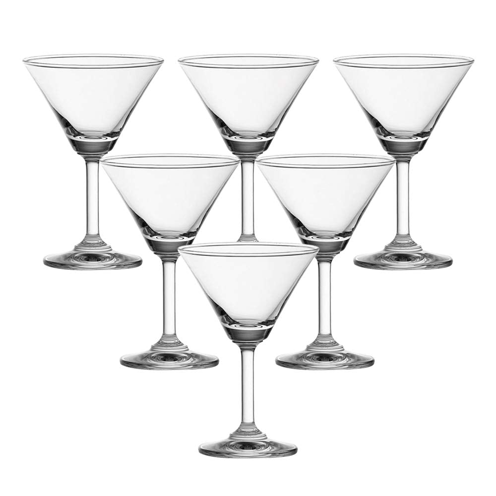 Ocean Classic Cocktail Glass, 140Ml, Set Of 6, 501C05, Martini Glass, Coupe Glass, Margarita Glass, V-Shaped Glass, Conical Glass