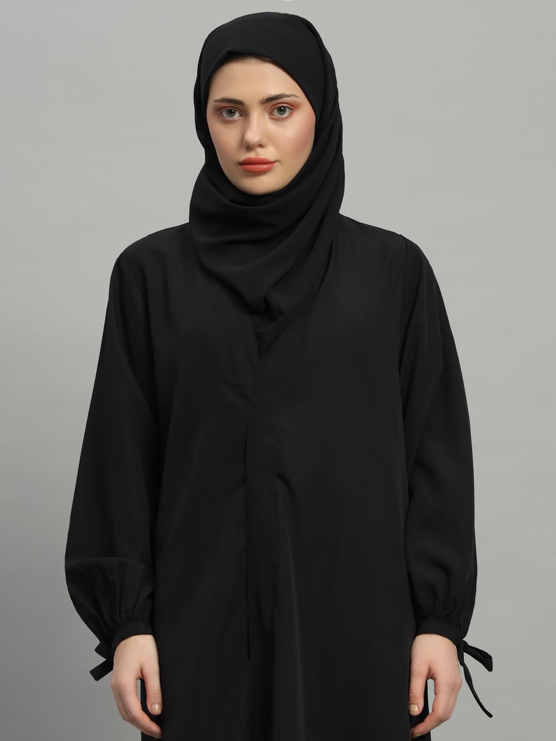 Plain Women's Abaya with Hijab