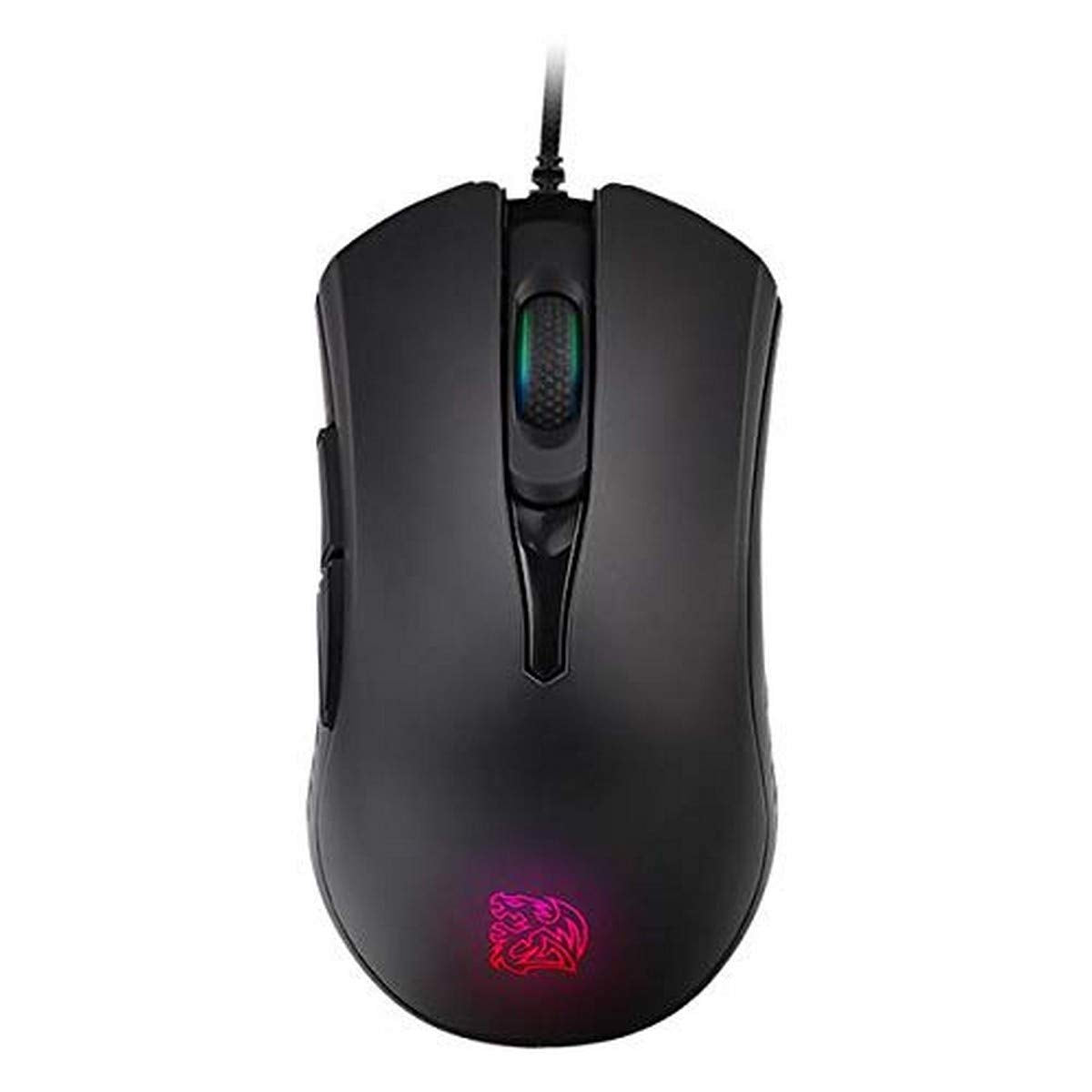 THERMALTAKE IRIS M30 RGB OPTICAL GAMING MOUSE, OMRON SWITCHES, 20 MILLION CLICK LIFECYCLE, 16.8 MILLION RGB COLORS - Black