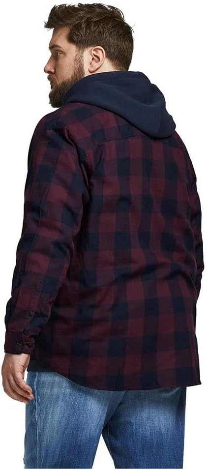 Jack & Jones mens JJEGINGHAM TWILL SHIRT L/S NOOS PLS Shirt (pack of 1)